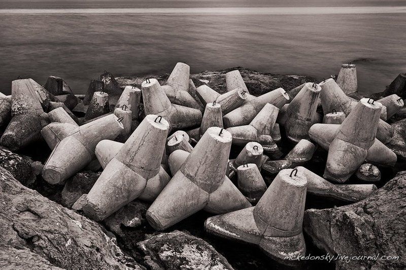 black, sea, bw, crimea, ukraine Black Sea фото превью