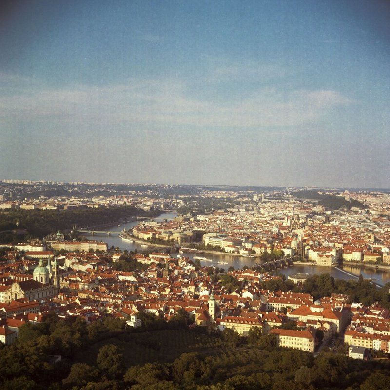 prague, 6*6, lubitel, city, film, color, kodak, portra Prague. Color. фото превью