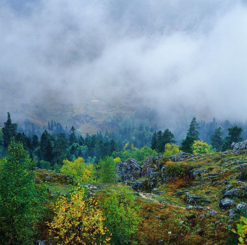 Лаго Наки в тумане фото превью