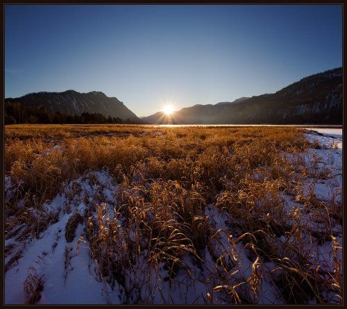 Утро на Золотом Озере