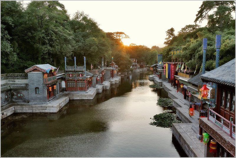 китай, пекин, парк Вариант китайской Венеции фото превью