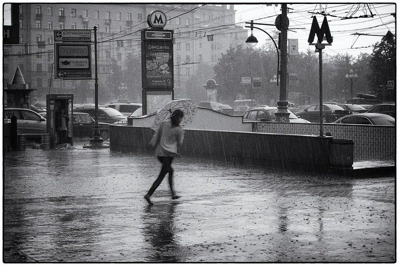 Дождь на Тверской... фото превью