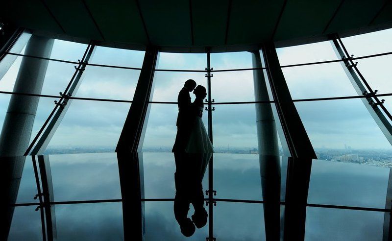 свадьба, wedding, силуэт. silhouette* фото превью