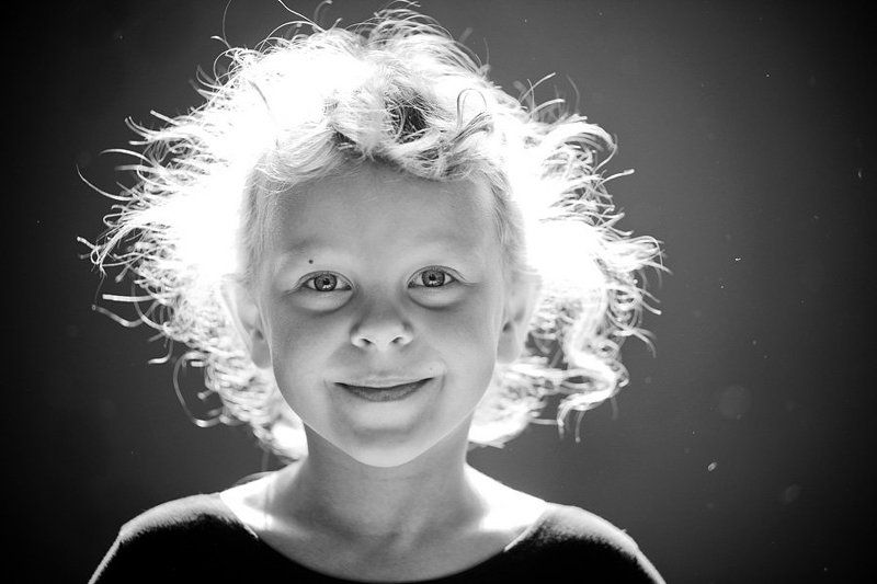 портрет, дети одуванчик фото превью