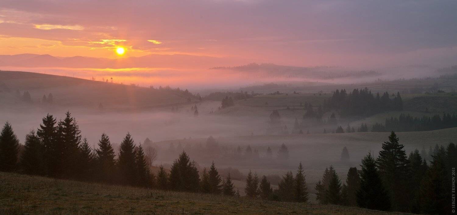 карпаты, украина, пилипец, Сергей Ершов