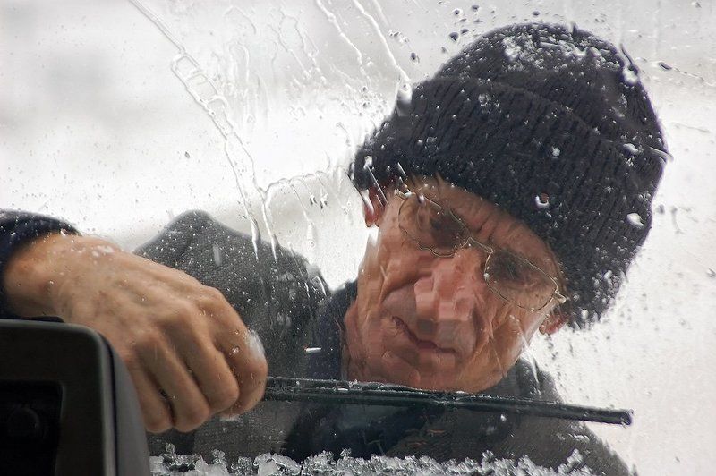 снегопад фото превью