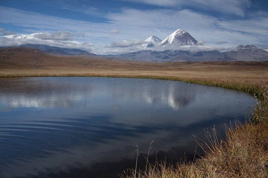 камчатка, вулкан, ключевская, камень, осень, извержение, ушковский, безымянный, Денис Будьков