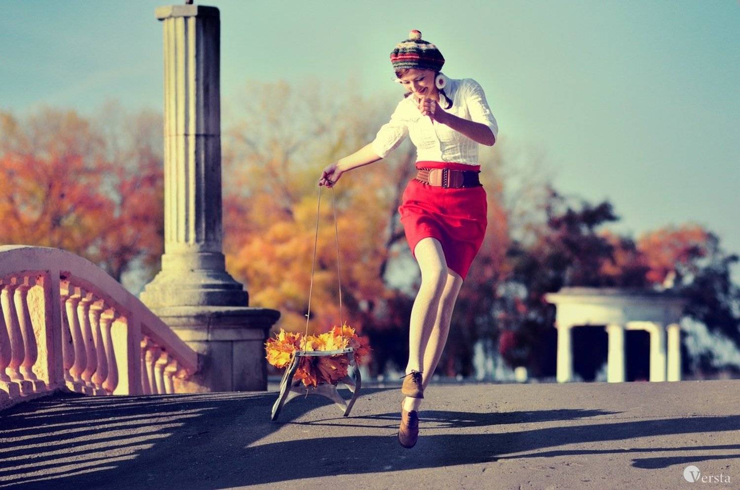 зима, осень, санки, любов, смех, радость, Верста Юлія