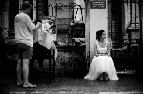 on street