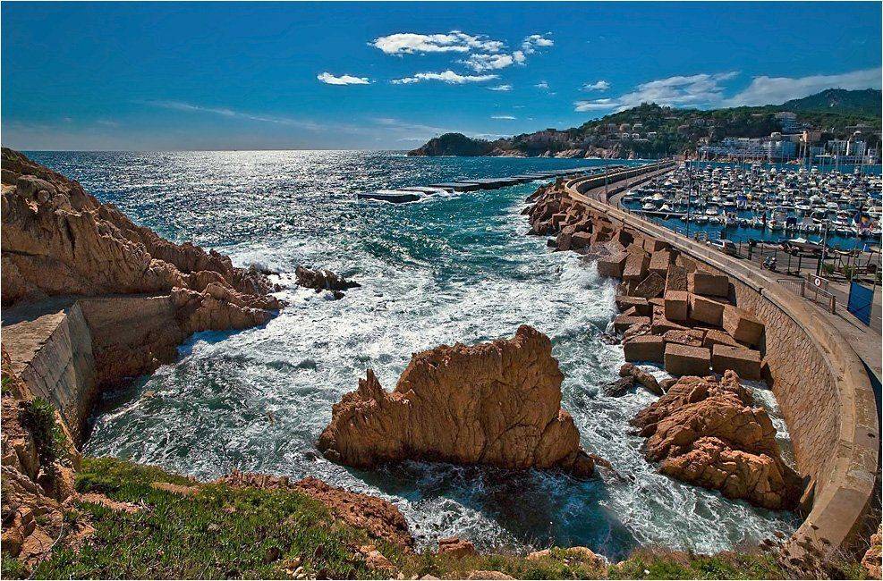 испания,  море, яхт-клуб, волнорез, Сергей Гаспарян