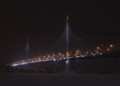 Над зимним заливом