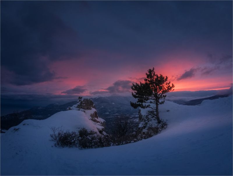 Закат на Демерджи фото превью