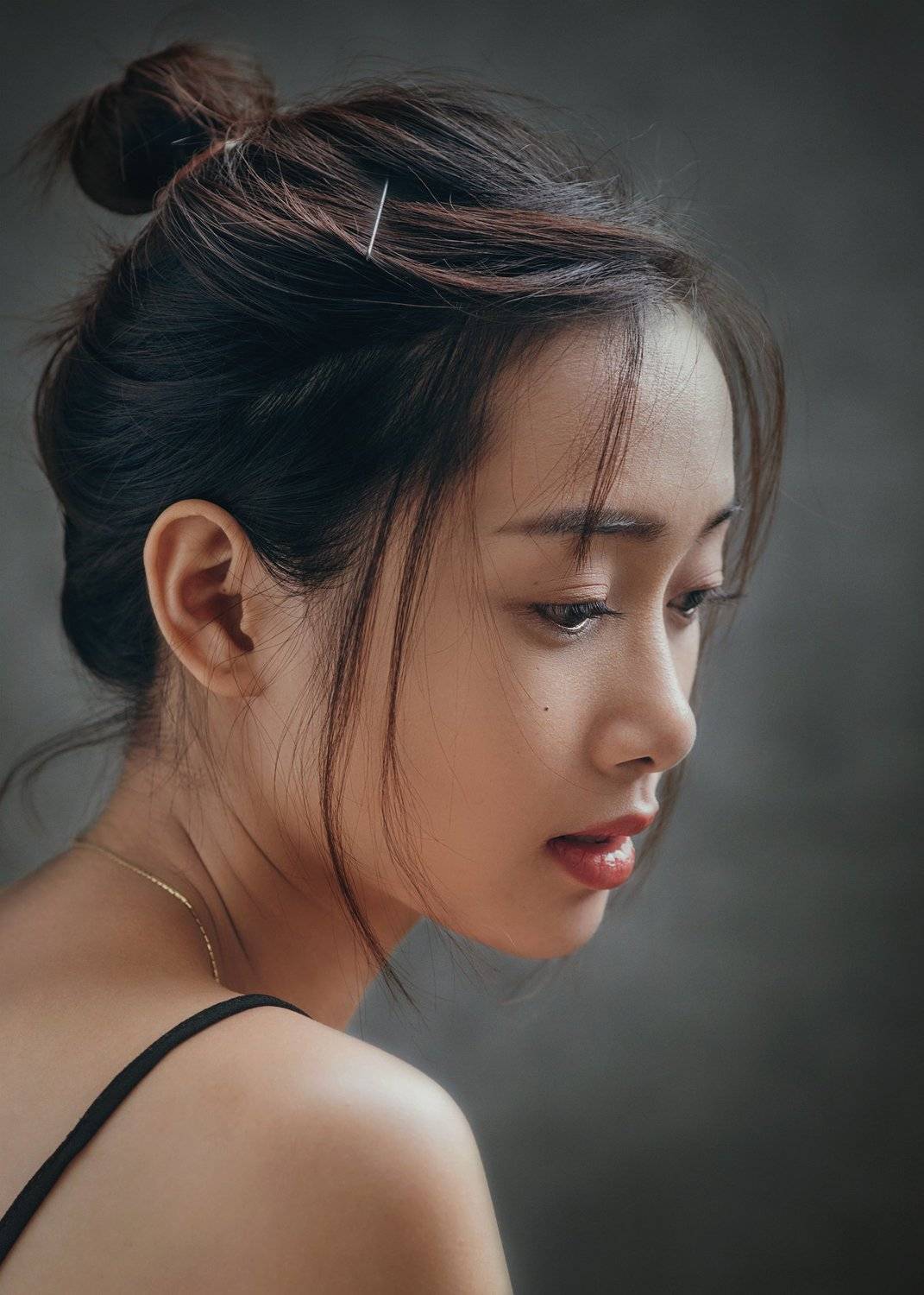 people, portrait, girl, asian, vietnam, vietnamese, face, young, beauty, glamour, lips, Hoang Viet Nguyen