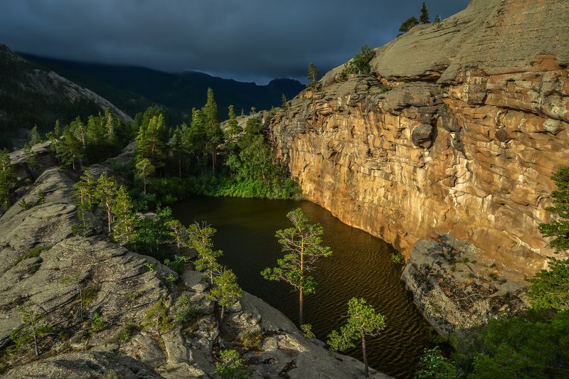 Утро  на  горном  озерце фото превью
