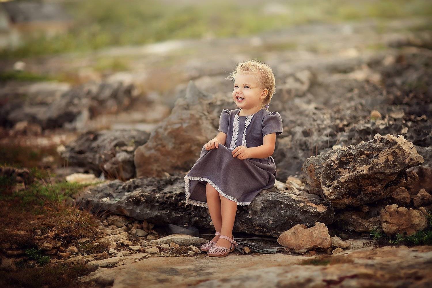 девочка радость улыбка закат, Екатерина Белоножкина