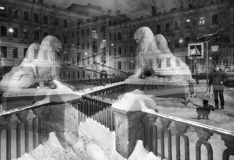 санкт-петербург, канал грибоедова, львиный мостик Хранители фото превью