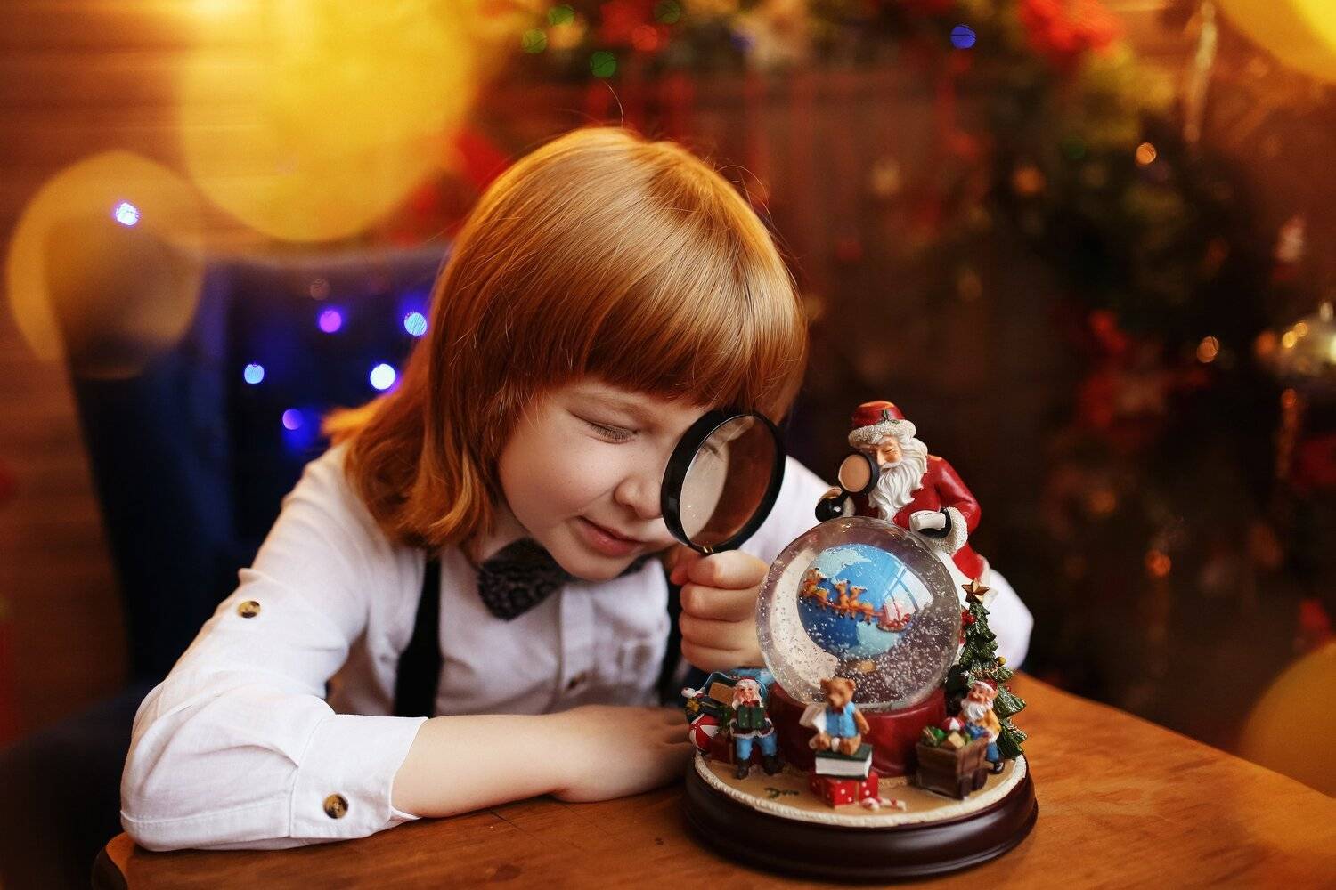 мальчик санта лупа рождество новый год, Валерия Касперова