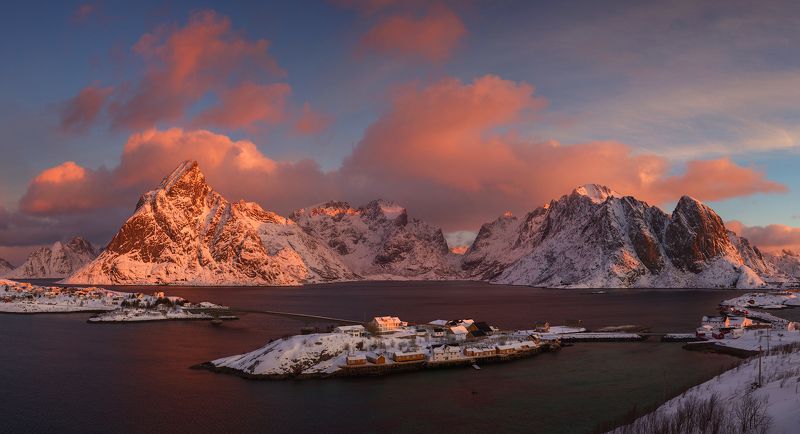 лофотенские острова, норвегия Sakrisøy фото превью