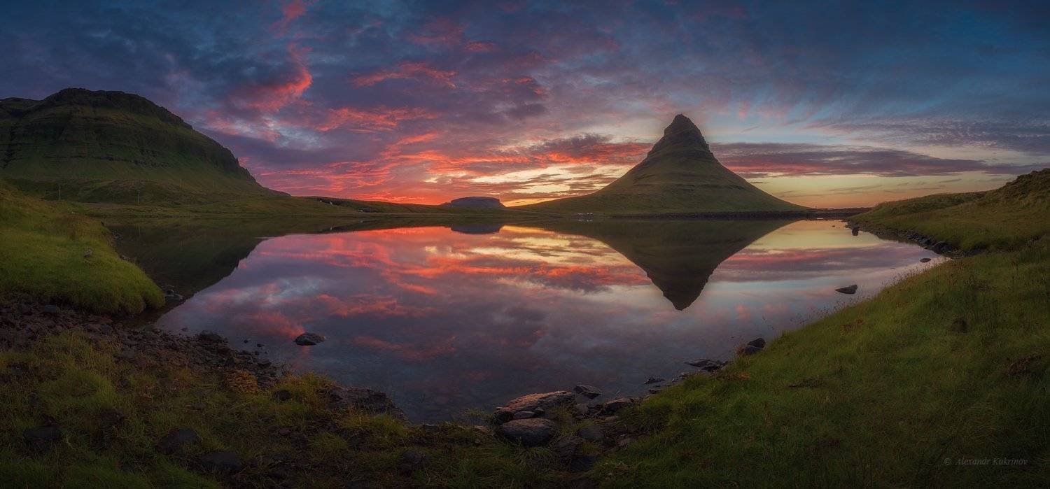пейзаж, исландия, киркьюфетль, Александр Кукринов