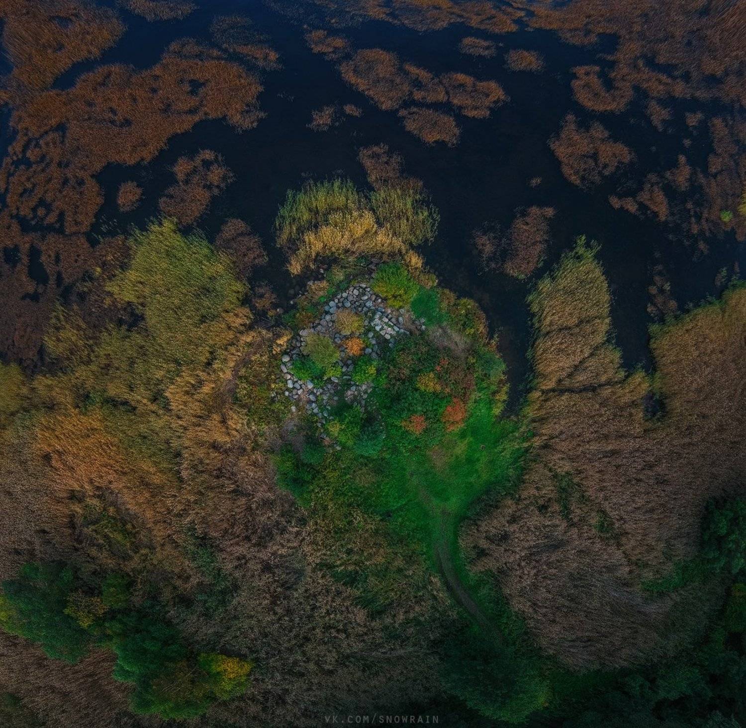 autumn, nature, aerial, drone, аэрофотосъемка, коптер, природа, пейзаж, landscape, осень, Snowrain