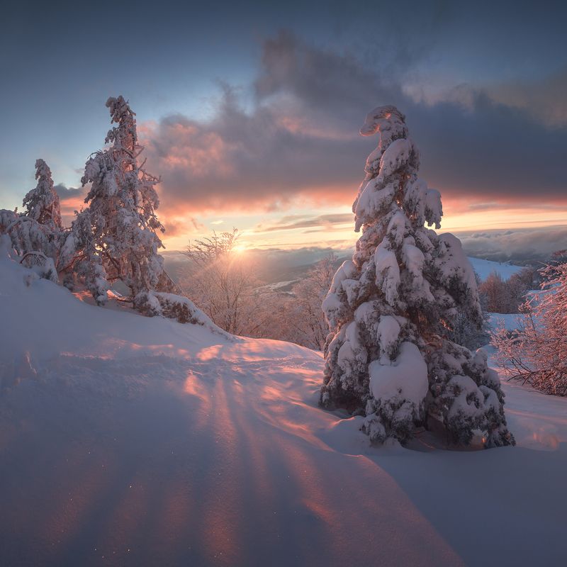крым, демерджи, южная демерджи, северная демерджи, долина привидений, зима Южный Снег фото превью