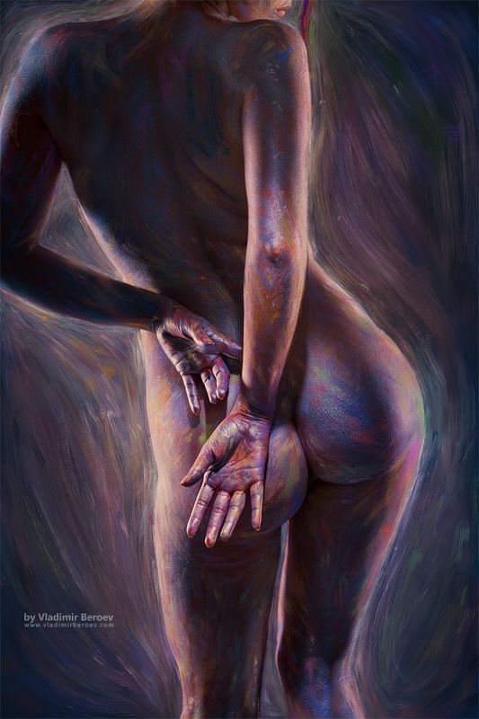 арт-ню, Владимир Бероеа, Vladimir Beroev, ню, nude, boduart, фотосессия, beauty, бьюти, бодиарт, голая, naked, фотосет #Paintude. Scene 7 фото превью