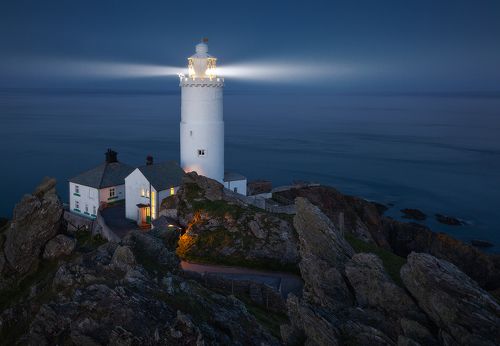 England. Devon. Start Point Lighthouse