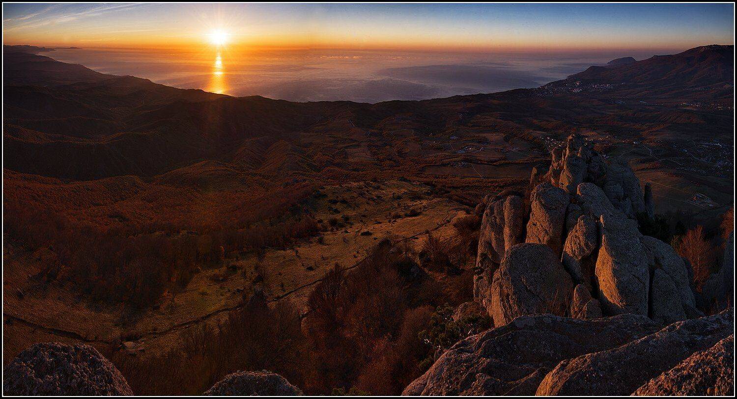 крым, осень, утро, демирджи, АНАТОЛИЙ ДОВЫДЕНКО