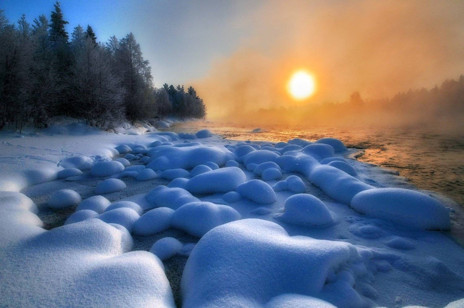 кольский, север,заполярье, пиренга, зима,, Роман Горячий