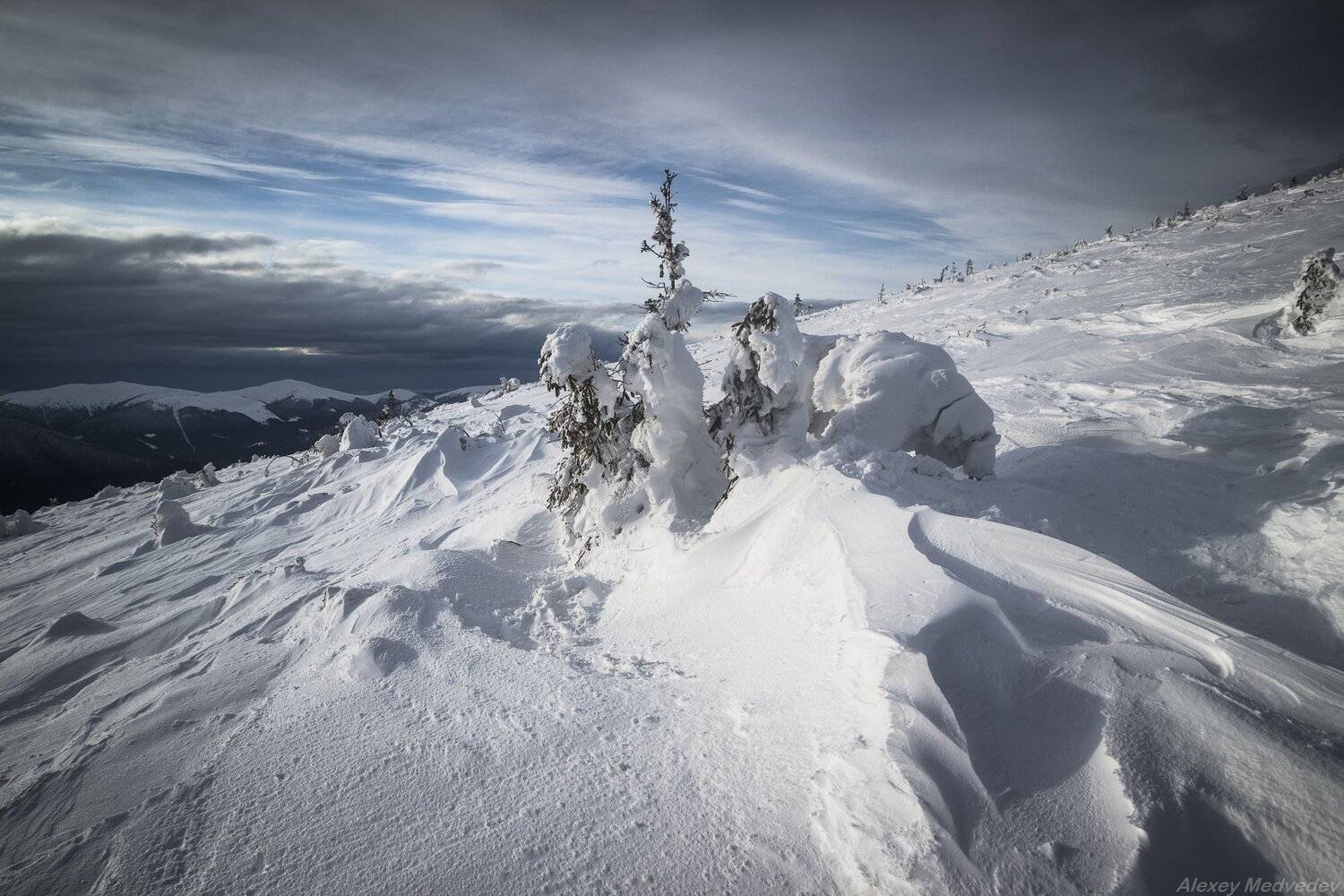 карпаты, украина, зима, горганы, Алексей Медведев