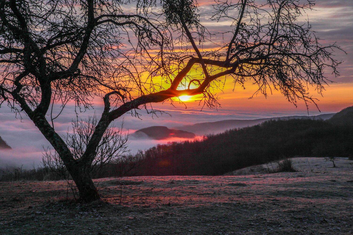 рассвет.горы,зима,просторы,дагестан, Marat Magov