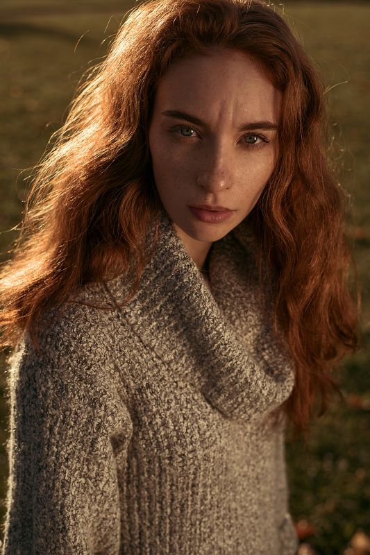 Портрет, девушки, рыжая девушка, рыжие, portrait, art, redhead, girl, female, portrait, female portrait  Redhead фото превью