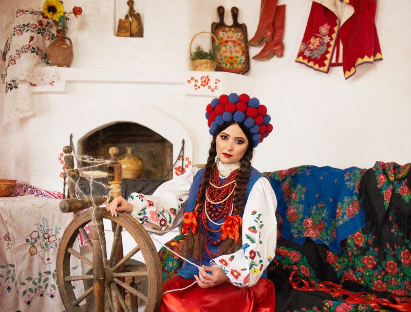 украинка, українка, национальныйкостюм, девушка Українка фото превью