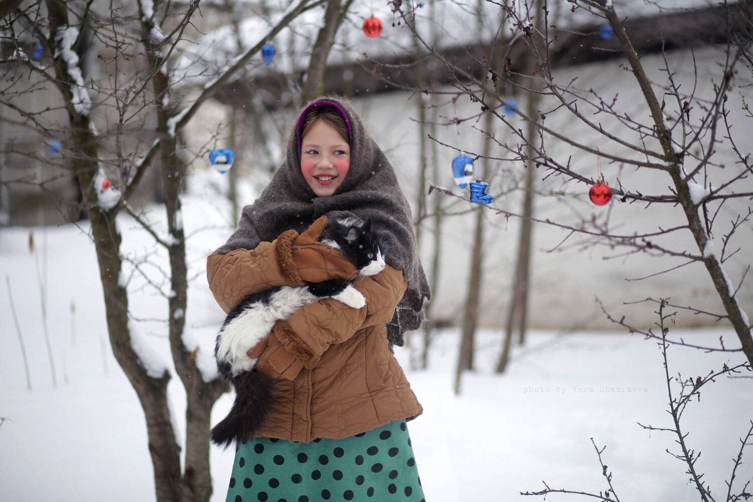 кот девочка славянский стиль , Вера Шамраева