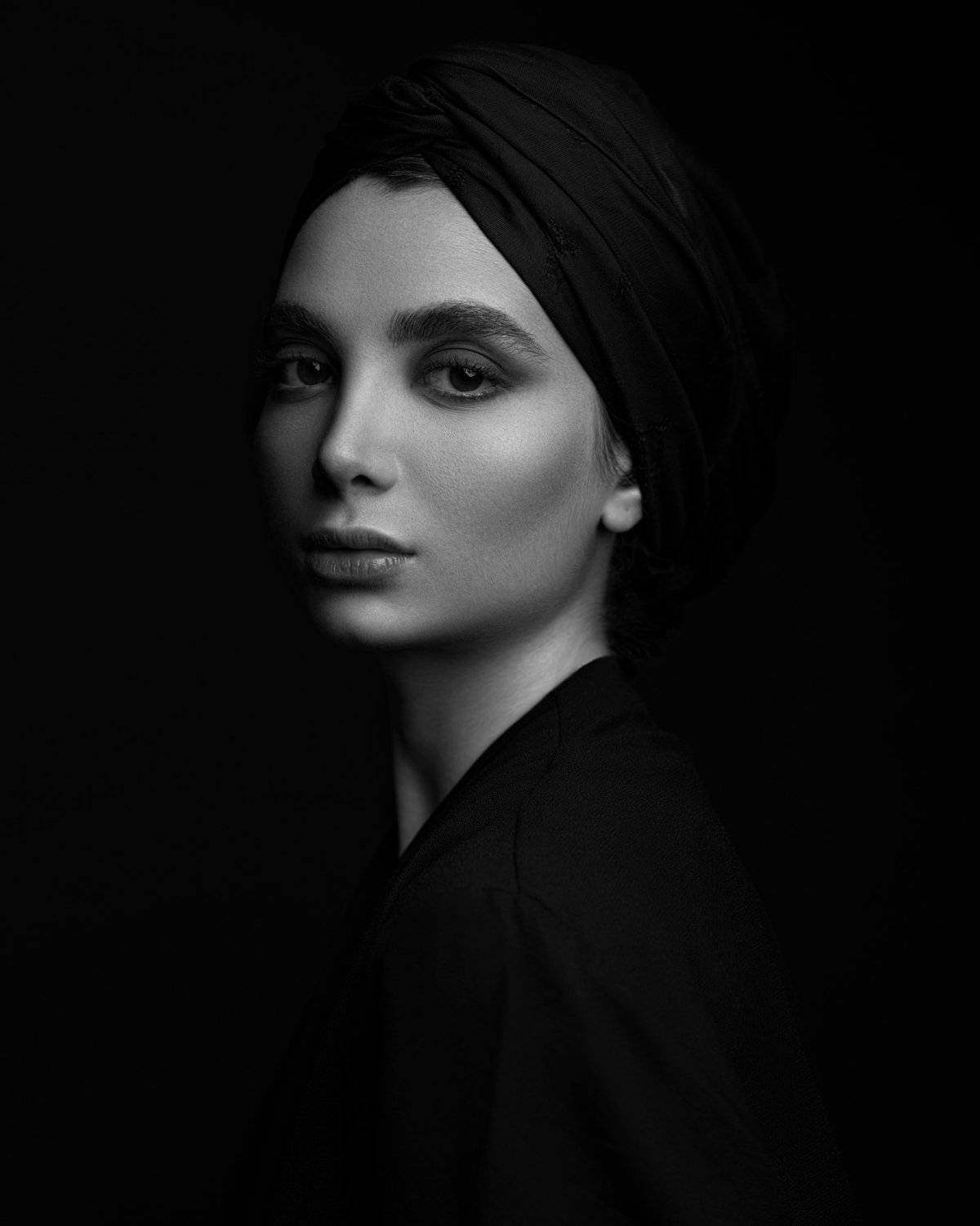 portrait, girl, eyes, lips, beautiful, studio, glamour, cute, pretty, style, eye, model, face, makeup, young, skin, headshoot, MahDan Alizadeh