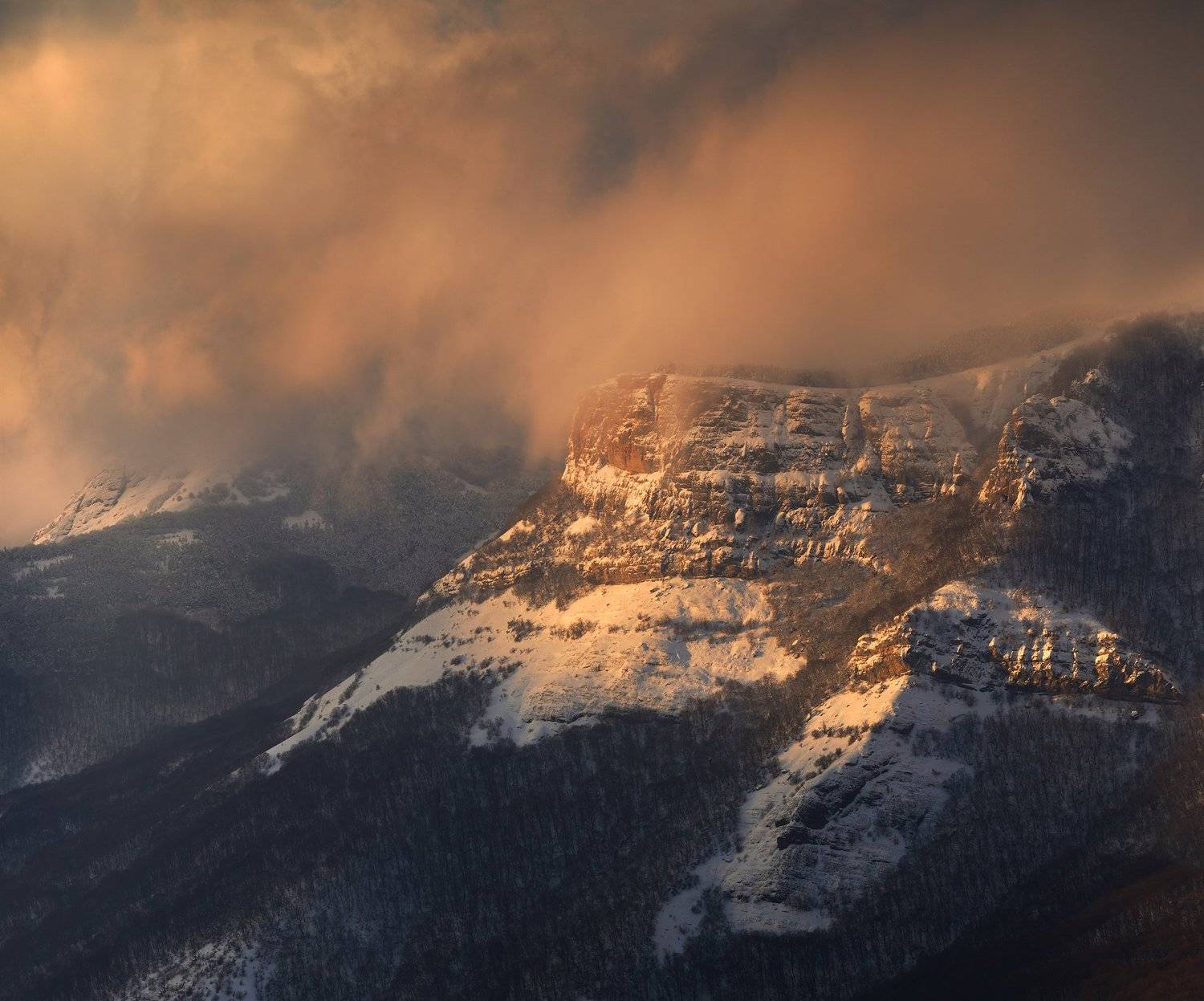 крым, демерджи, южная демерджи, северная демерджи, долина привидений, зима, Александр Трашин