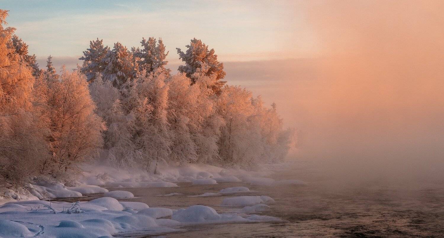 кольский, север,заполярье, пиренга, зима,, Роман Горячий