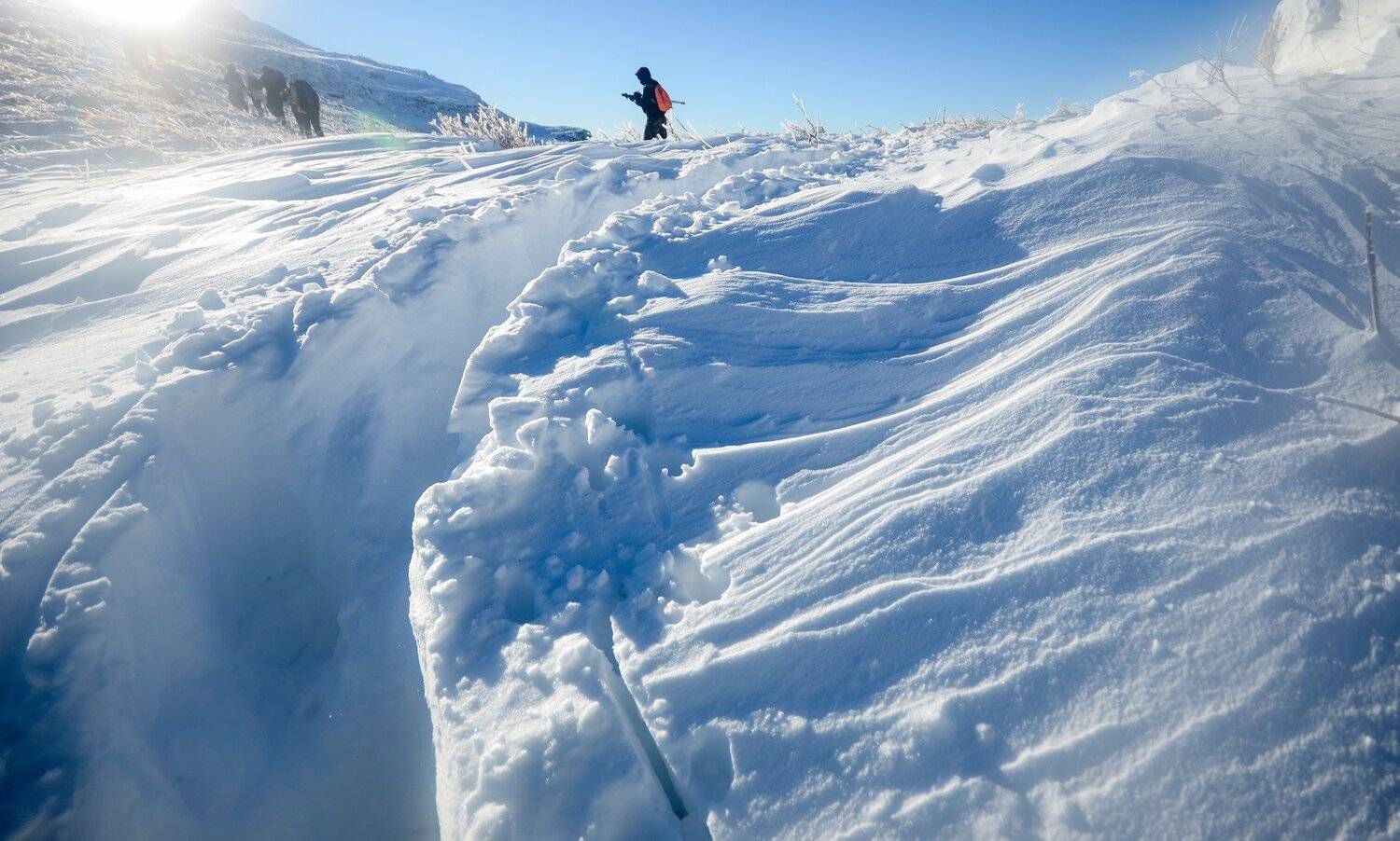 снег, рельеф, тропа, горы, , Елена Шевченко