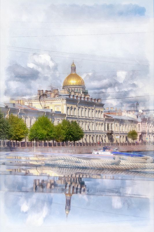 Питерская акварель фото превью