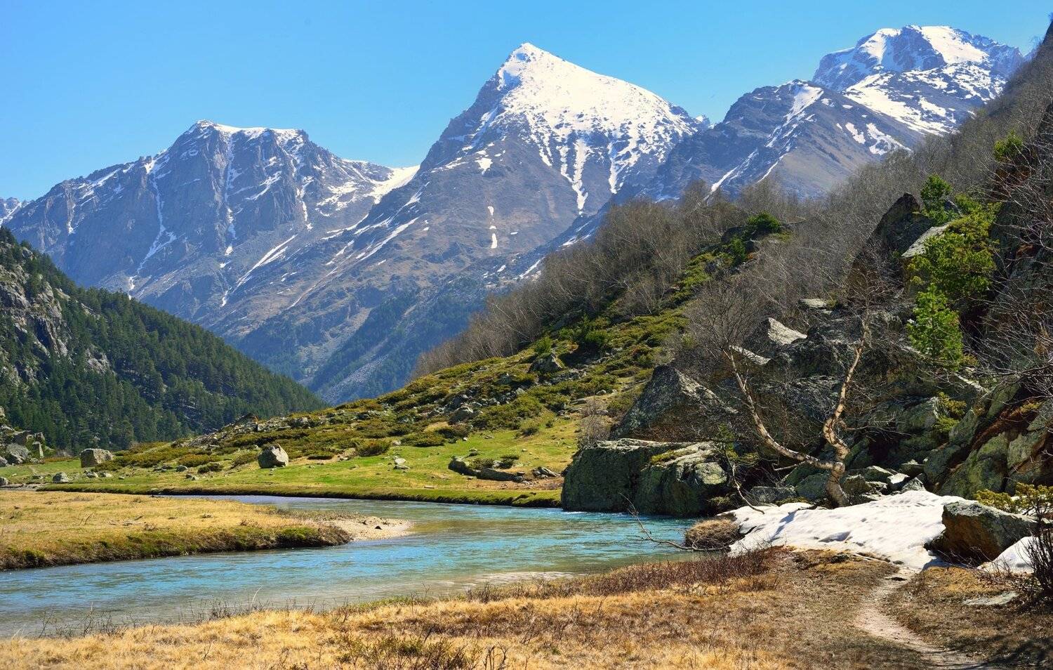 горы весна кавказ ручей узункол, Александр Жарников