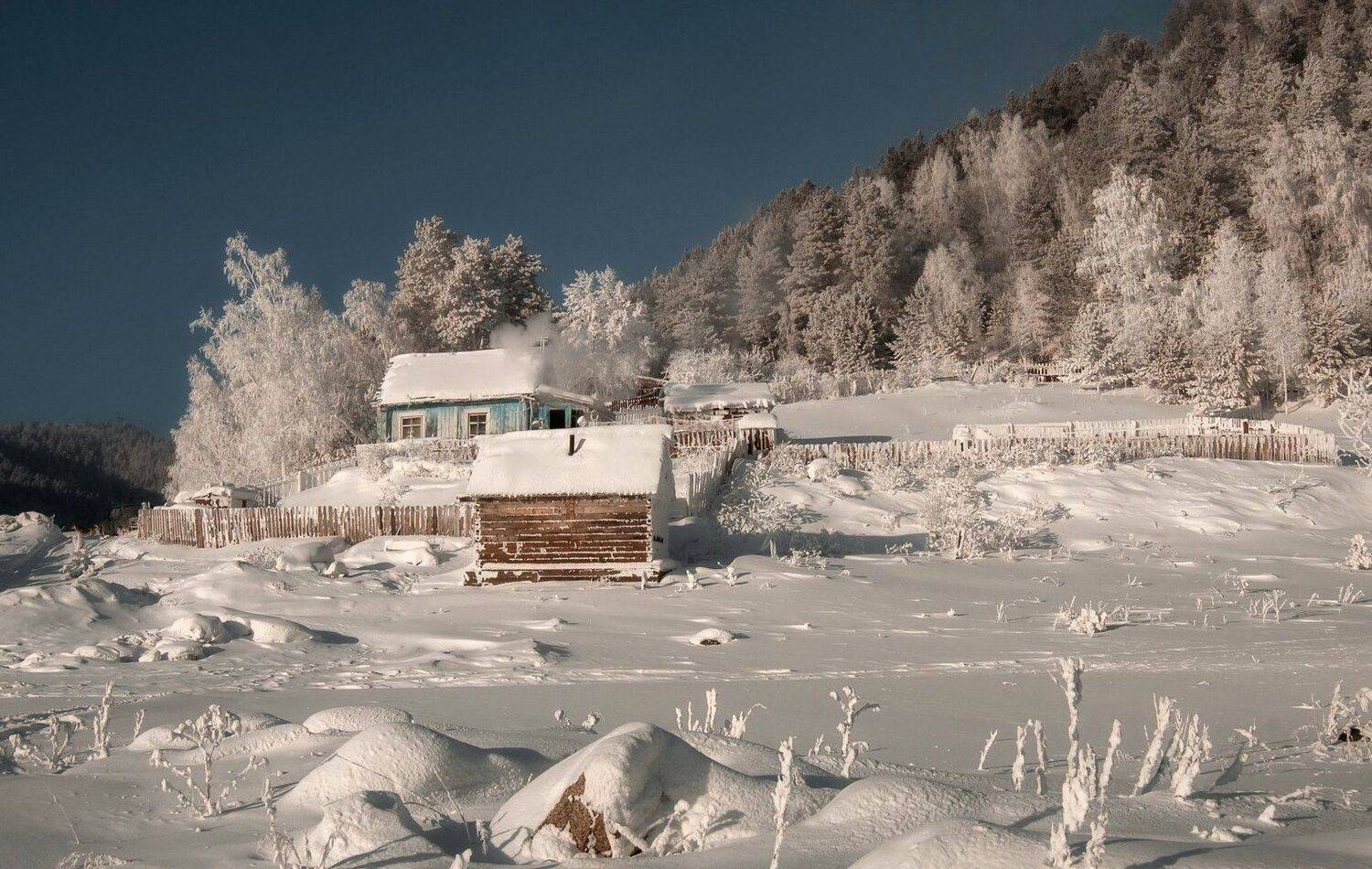 мороз. берег. изморозь., Марина Фомина