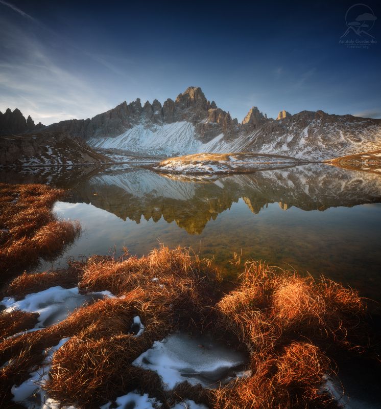 пейзаж, природа, горы, италия, доломиты Monte Paterno фото превью
