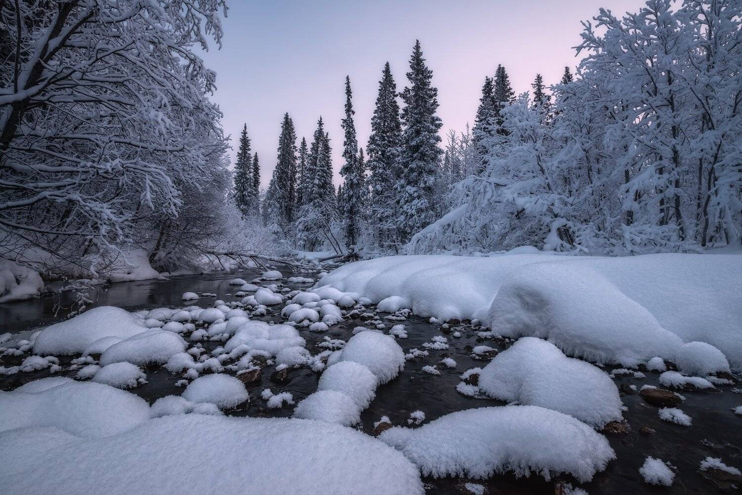 умболка, север, кольский, январь, хибины, мороз, изморозь,, Роман Горячий