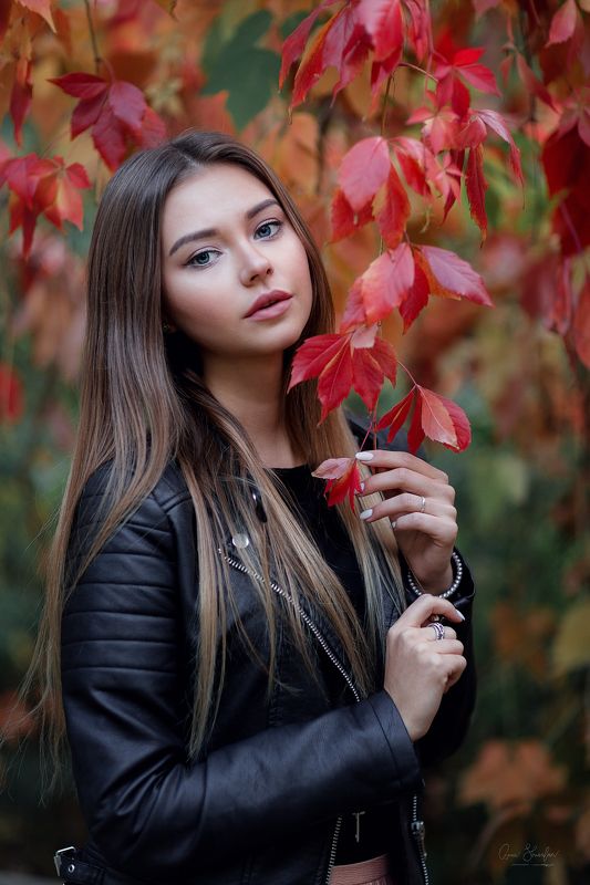 портрет красота девушка Полина фото превью