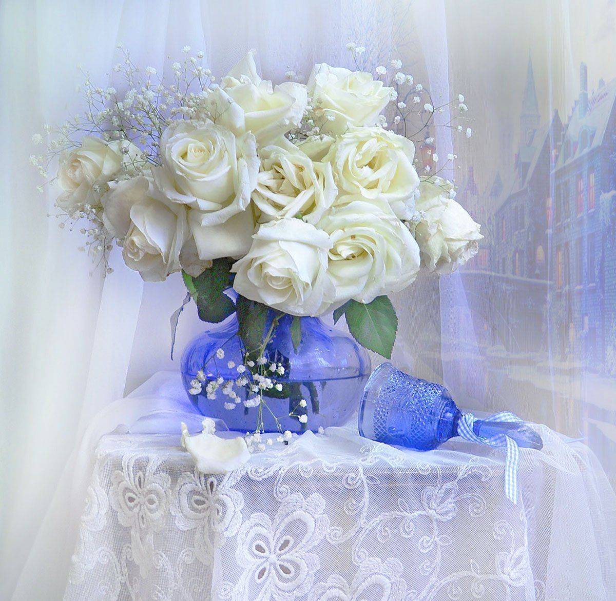 still life,натюрморт,январь, фото натюрморт, настроение, зима,цветы, розы, вечер, Колова Валентина