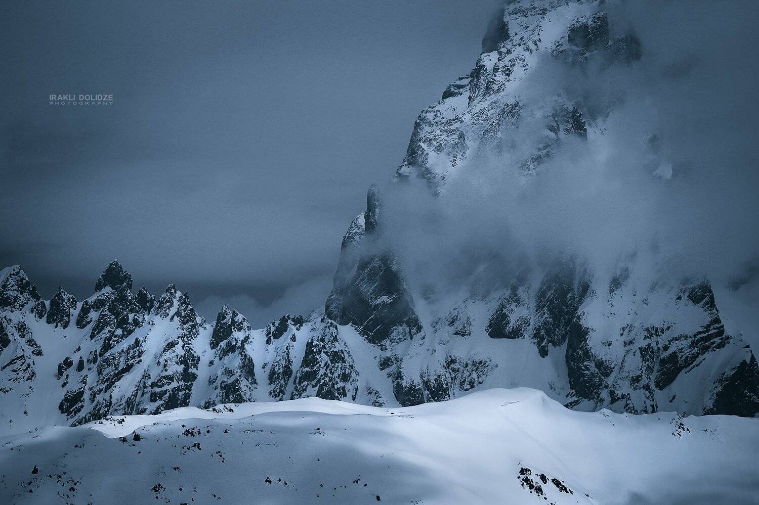 mountains. snow, winter, trip, hiking, travel, tourism, svaneti, mestia, ushba, giant,, ირაკლი დოლიძე