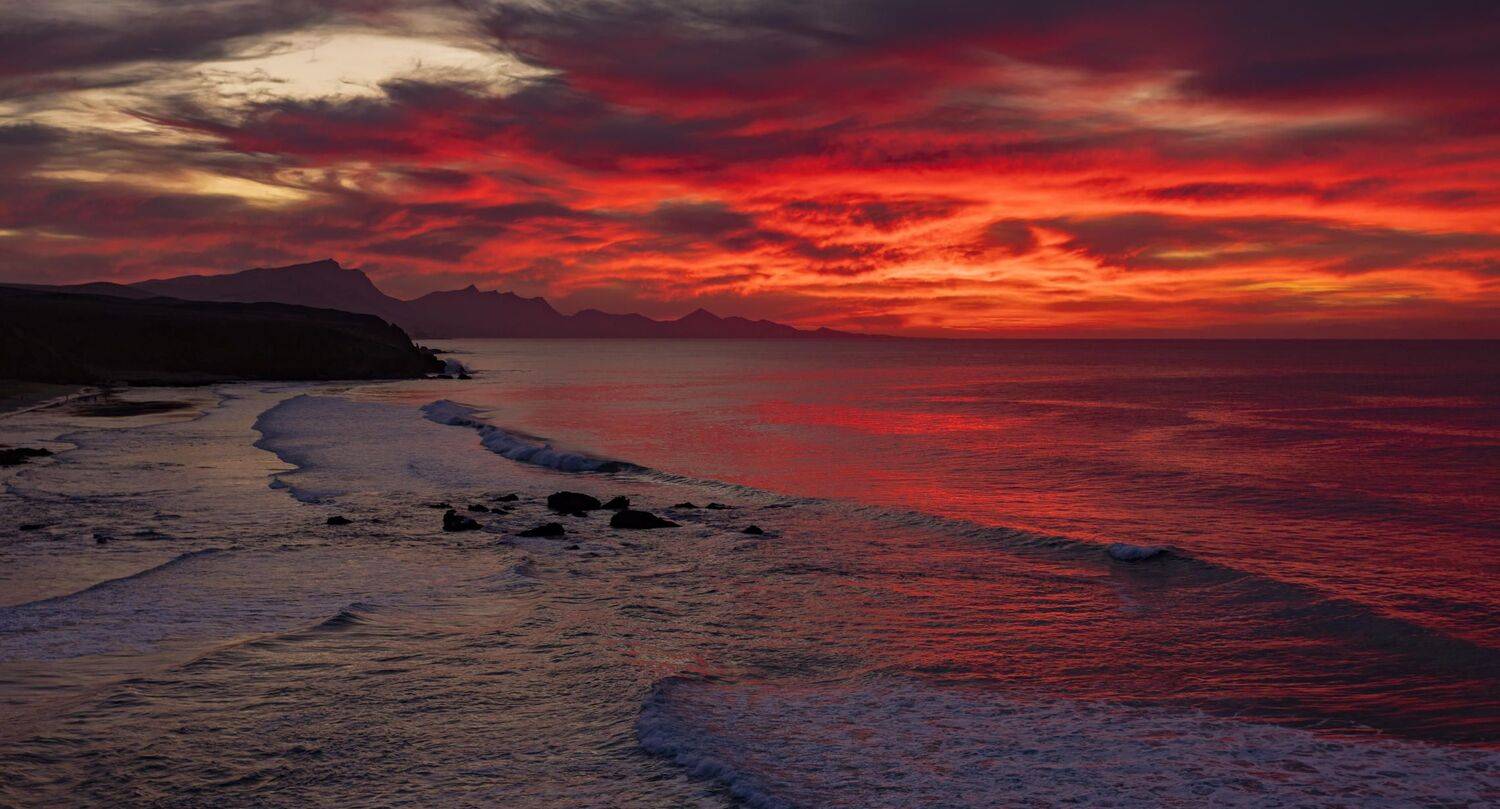 океан, закат, Александр Безмолитвенный