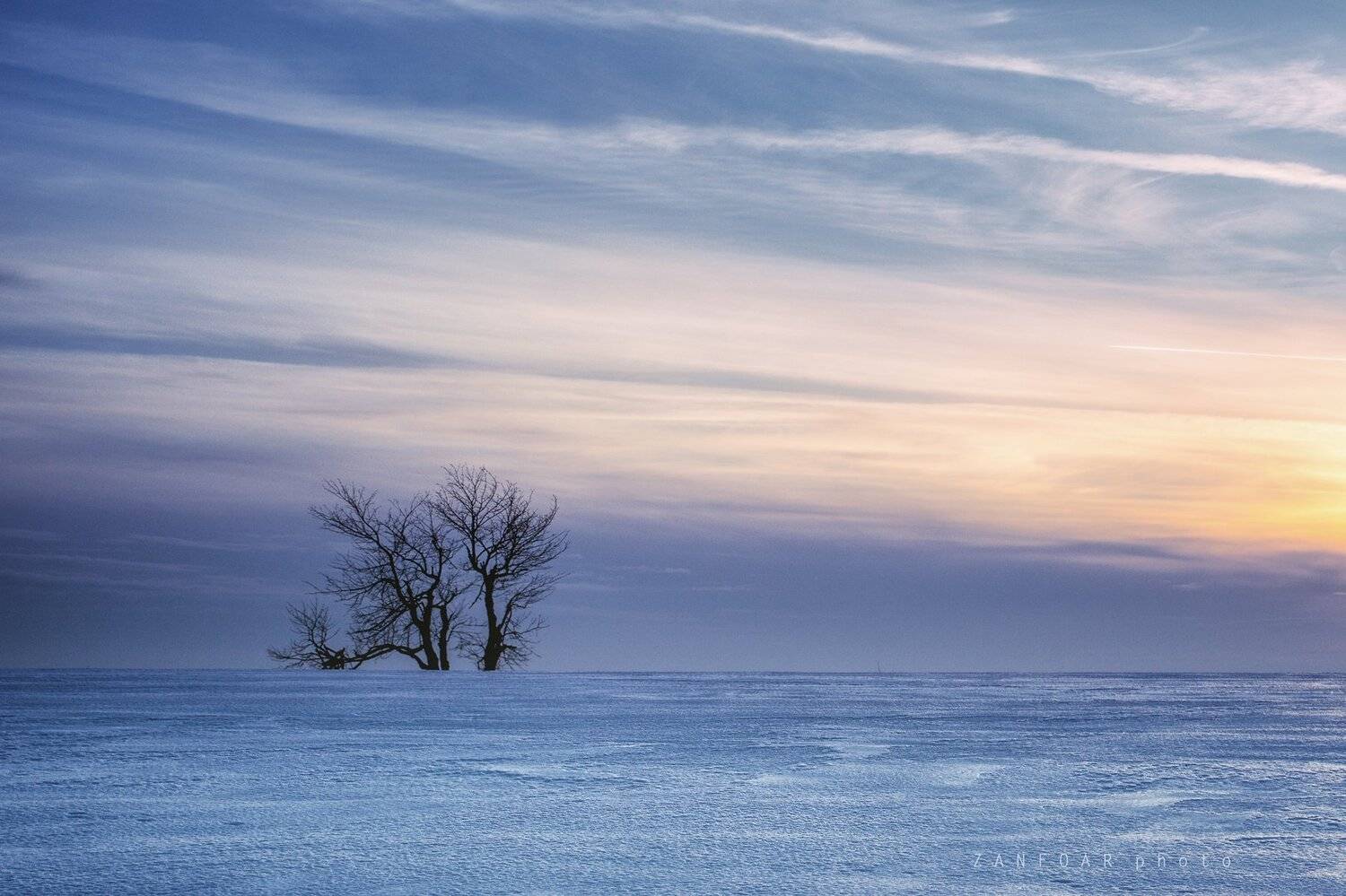 слияние, горизонта,landscape,tree,sky,horizont,winter,zanfoar,czech republic,nikon,чехия, Zanfoar