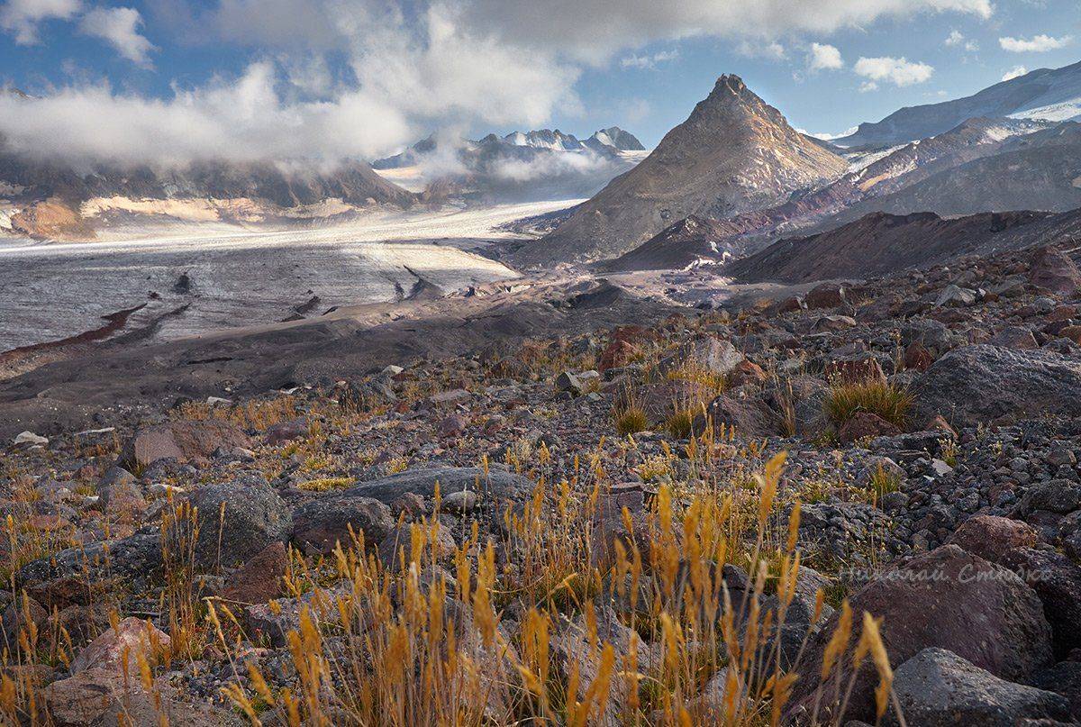 кавказ, горы, пик, калицкого, приэльбрусье, Николай Стюбко