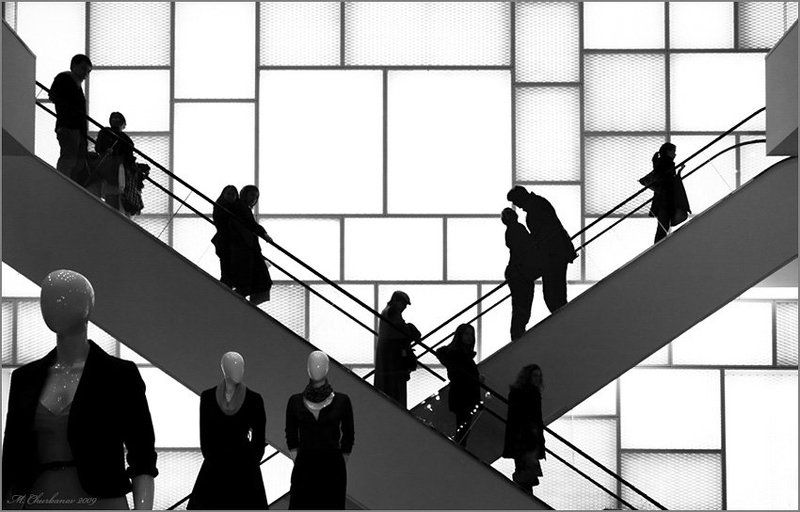 лондон, сценка в магазине *** фото превью